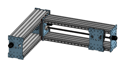 Open Source Two Axis Cartesian Robot